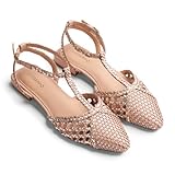 GIOSEPPO JHELUM, Zapatos Planos Mary Jane Mujer, Nude, 41 EU