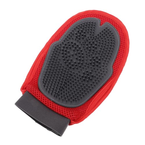 COLLBATH Comfortable Pet Massage Glove Double Sided Brush Pet Grooming Glove Easy Grooming