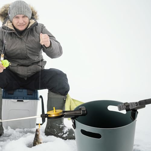 Support de canne à pêche sur glace noir x4 résistant