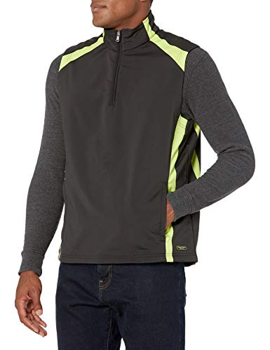 Image of Charles River Apparel Men's Axis Quarter-Zip Softshell Vest