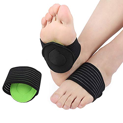 pbfone 1 Paar flach Fuß Arch Support Orthopädische Einlegesohlen Damen Herren Half atmungsaktiv Schuhe Pad Cover