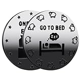 Processo decisionale: la moneta go-to-letto aggiunge un elemento sorpresa alla tua routine di coricarsi. Questo modo unico di prendere decisioni rende il processo decisionale più facile e casuale, ideale per bambini o adulti che hanno difficoltà a scegliere tra giochi o programmi prima di andare a dormire.