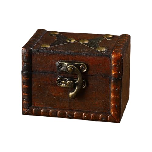 I contenitori con serratura in stile vintage combinano la bellezza antica con la sicurezza moderna, fornendo un'ampia organizzazione per i tuoi gioielli, oggetti da collezione e decorazioni per la casa