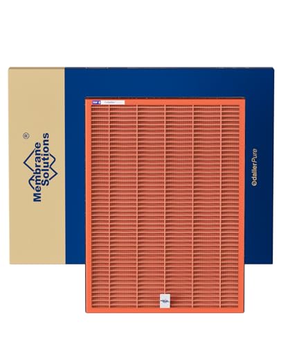 Membrane Solutions MSA3/MSA3S Toxin Gas VOCs Removal Air Purifier Filter Replacement 1 Pack, Upgraded 4-in-1 H13 True HEPA Filter with OdallerPure Technology