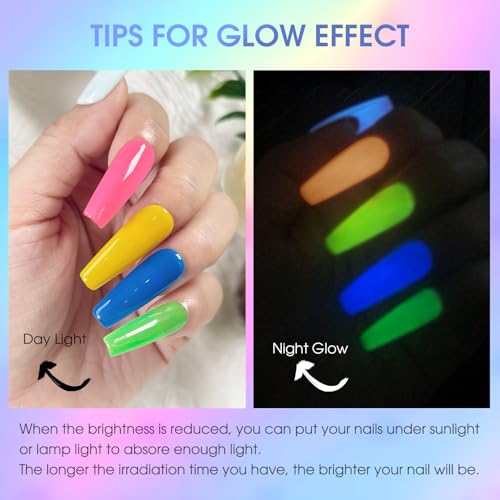 Set de 12 Esmaltes en Gel ROSALIND Fluorescentes miniatura 2