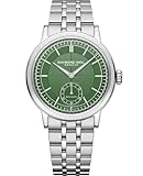 Diametro struttura: 39.5 mm, Spessore struttura: 10 mm, Colore struttura: Argento e Colore del quadrante: Verde