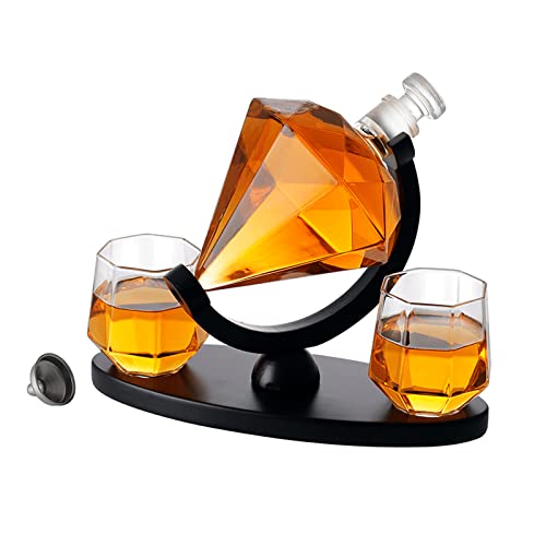 WINAKUI Glas Whisky Dekanter Set Cover