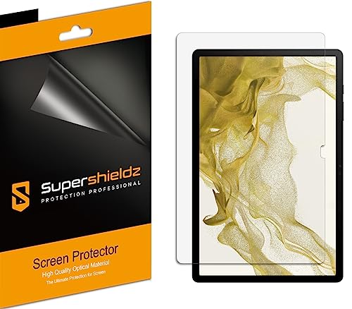 Supershieldz (3 Pack) Designed for Samsung Galaxy Tab S10 Plus / S9 Plus (12.4 inch) / Tab S9 FE Plus (12.4 inch) Screen Protector, High Definition Clear Shield (PET)