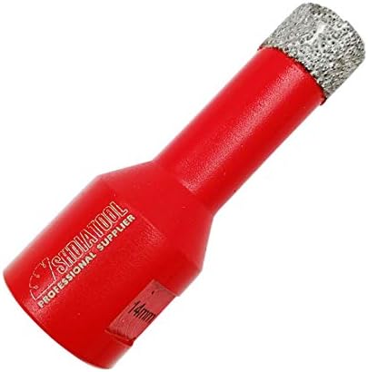 SHDIATOOL Dry Diamond Drill Core Bit Diameter 50mm Vacuum Brazed Drilling Porcelain Tile Granite Marble