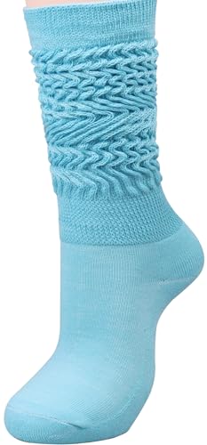 Image of Galsang Women's Slouch socks Women's Knee-High Scrunch Socks for Women,Soft Long Scrunch Boot Socks,#K306