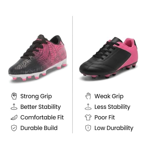 Zapatillas de fútbol para niños Vizari Cali FG botas infantiles de tacos unisex 7