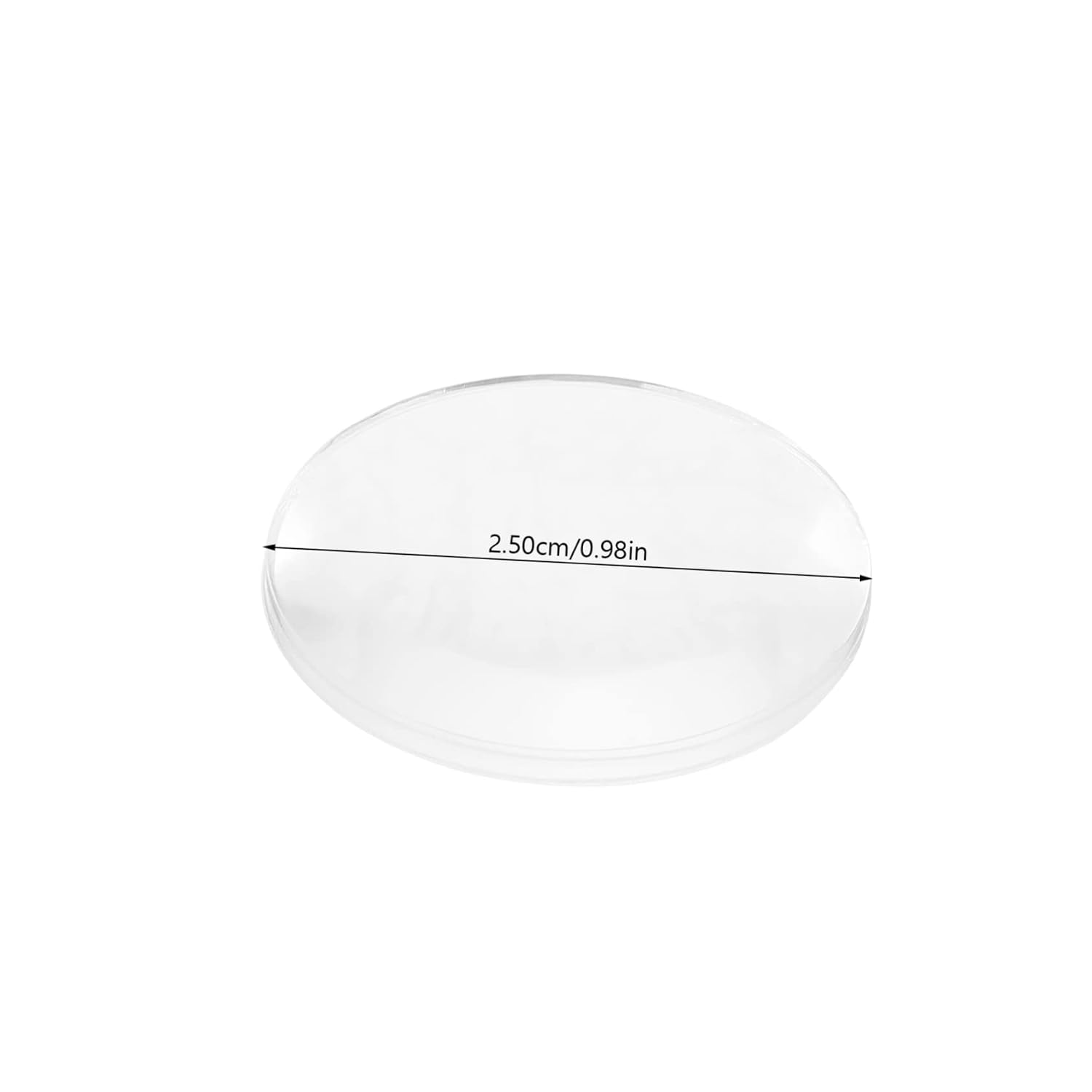 60pcs Biconvex Lens Kit for Physics Experiments, Acrylic