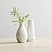 Bud VASE, Ceramic, JUG, White Marble