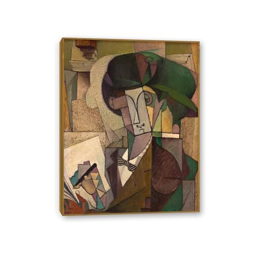 Peinture Diego Rivera pour salon élégant grand format 90x70cm décoration murale de caractère