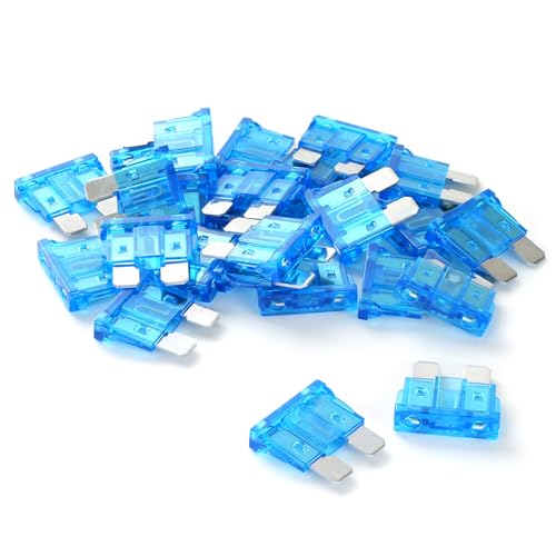 (25Pcs) 15 Amp Standard Car Fuses 15A Automotive Fuse(ATO/ATC) Blade Fuse for Car/RV/Truck/SUV/Motorcycle/Boat