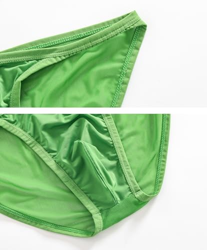 Men's Low Rise Comfort Gauze Briefs Stretchy Bikini Underwear 6-Pack3