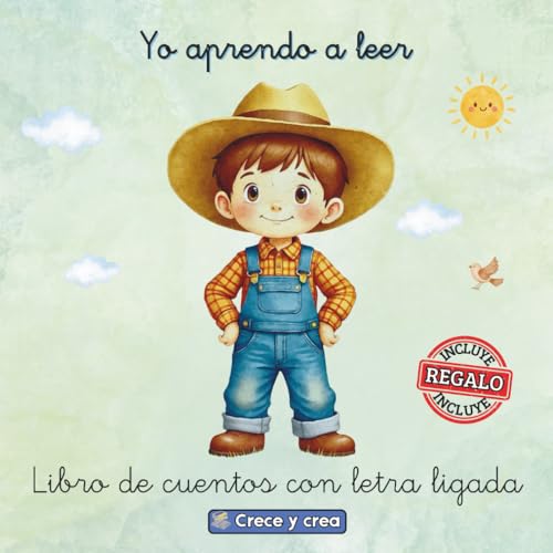 Yo aprendo a Leer 3: Libro de Cuentos con Letra Ligada. Cuentos con letra Montessori. Cuentos inf...