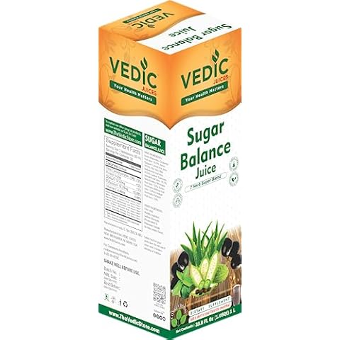 Vedic Sugar Balance Juice, Daily use, 33.8 oz, 1 Litre Cover