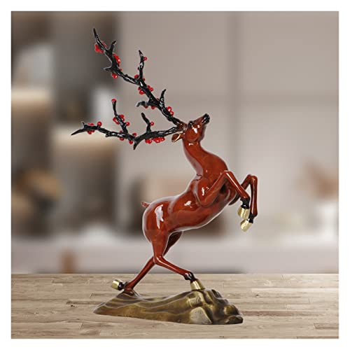 Statue d'élan déco de salon moderne pour buffet et entrée de maison - 4