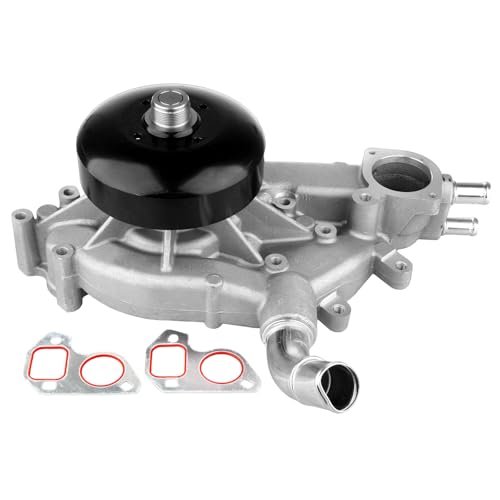 ECCPP Engine Water Pump for Buick for Cadillac for Chevrolet for GMC for Hummer for Isuzu for Saab 4.8L 5.3L 6.0L1999-2007 Car water pump replacement AW5104 T7052 130-7341 WP-9409