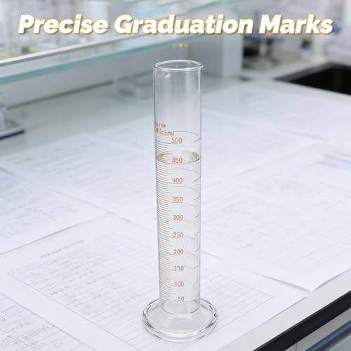 Probeta de laboratorio de 500 ml para experimentos químicos 4