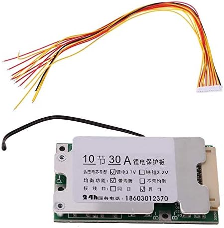 10S 36V 30A Li-ion Lithium 18650 Batteria BMS Protezione dell'alimentazione PCB con…