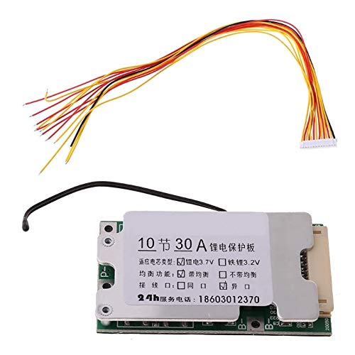 BMS 10S 36V 30A – Scheda Di Protezione PCB Per Batteria Li-ion 18650 E-bike