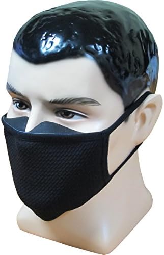 Foguard 3D Silicon Mask / Yellow Dust Mask / Fine Dust Mask / Anti-Fogging Mask - Great For Biking, Jogging, Climbing, Out Door Activities - Universal Size