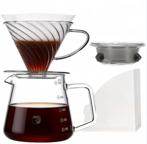 iCoffee Cafeteira Filtro V02 Coador de Cafe Vidro 600ml