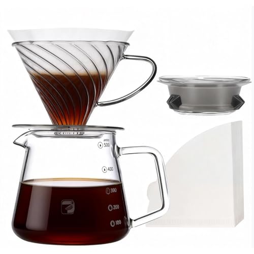 iCoffee V60 02 Cafeteira de Filtro de Vidro 600ml