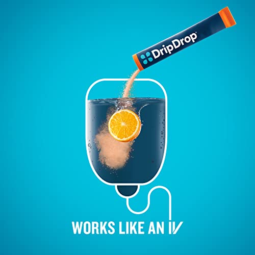 Dripdrop Hydration - Electrolyte Powder Packets - Orange - 32 Count #TOP3