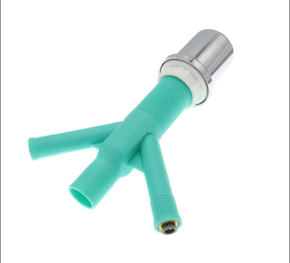 IPW Industries Inc | Dual Air Gap for Dishwasher and Reverse Osmosis Systems - Compatible with AG200-005, T52-RO1 | Anti-Siphoning | Skirted Cap, 5/8" x 1/4" OD Inlets and 7/8" OD Outlet