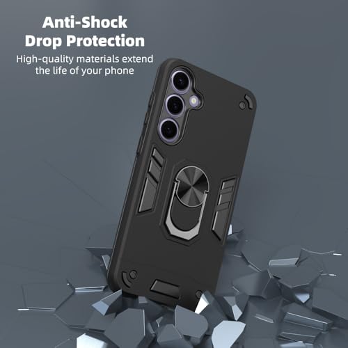 Image of NDCOM for S24 Plus Back Cover | Premium Samsung S24 Plus Back Cover | S24 Plus Case with Precision Cutouts | Ring Holder Case
