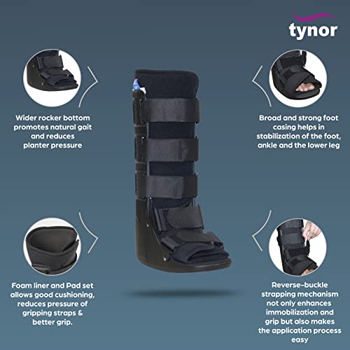 Image of TYNOR Walker Boot, Black, Child, 1 Unit
