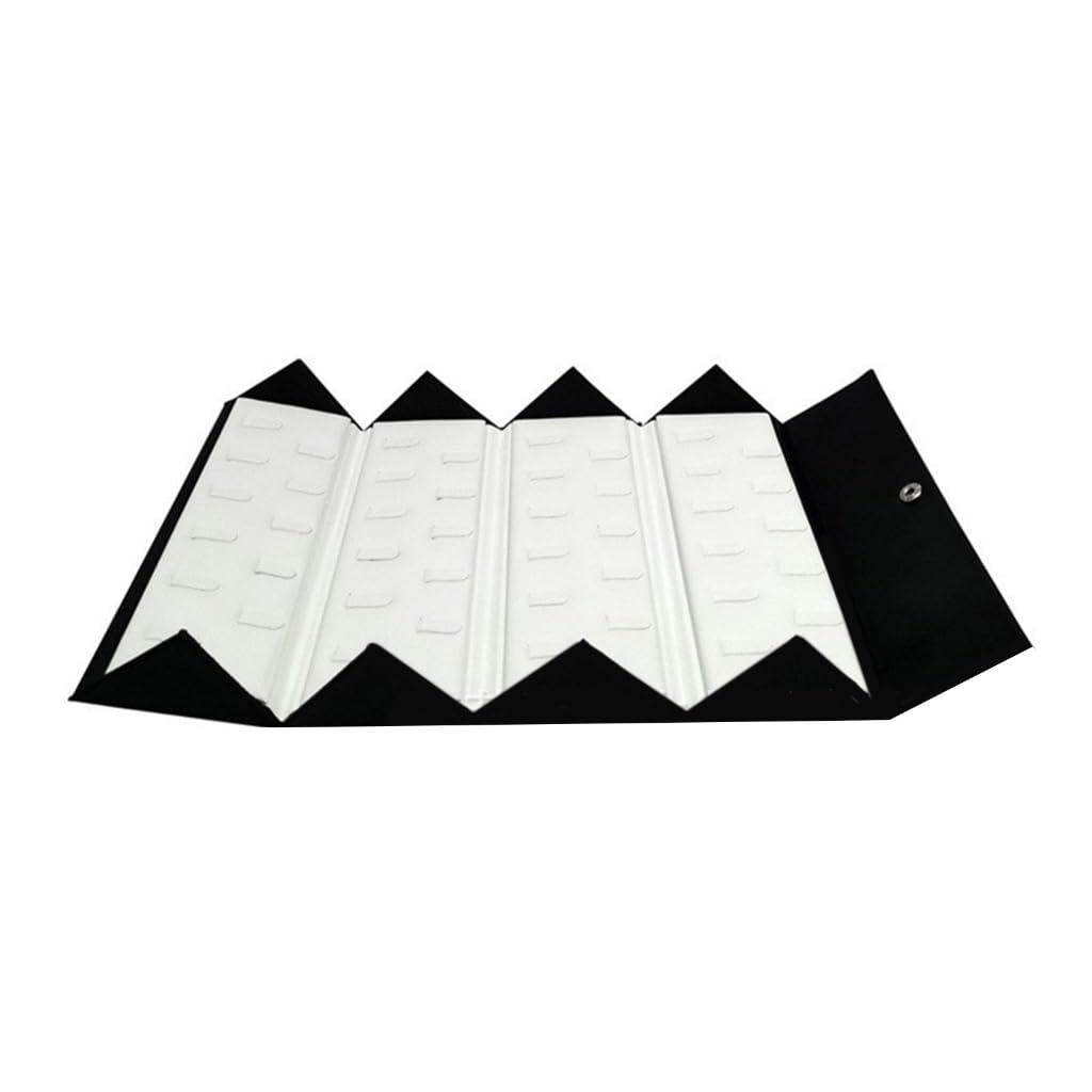 Versátil estuche de viaje para joyas, organizador de joyas, contenedor único para collares, aretes y anillos