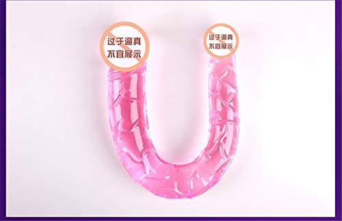 Double glans godes BaronHong flexible et réaliste taille L - 5
