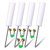 4 Pack Rod Pole Holders for Bank Fishing，Fishing Holder Stand，Fish Pole/Rod Holder，Portable...