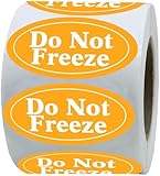 Do Not Freeze Shipping Stickers,1.75x1 Inches Adhesive Labels Industrial Label Safe Handling Warning Sticker for Shipping and Packing,500 Pcs Per Roll