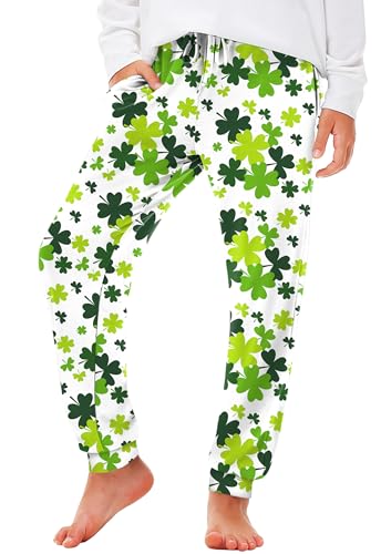 Image of Deerose 4th of July Pants American Flag Drawstring Sweatpants with Pockets 5-14 Years