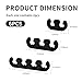 6PCS Spark Plug Wire Separator & Spark Plug Wire Holder for 7mm 8mm 8.5mm 8.8mm Spark plug Wire,Universal 2/3/4 Wire Spark Plug Wire Separators for Engine Bay Maintenance