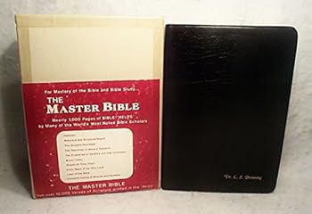 Paperback The Master Bible: the Master Indexed Bible: the Master Bible Study Book