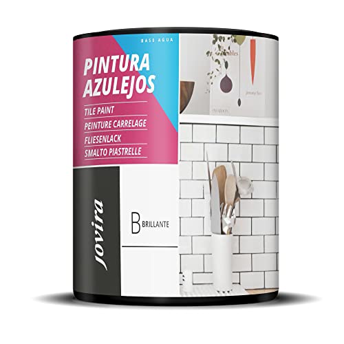 JOVIRA PINTURAS Pintura para Azulejos al Agua. Da una imagen nueva a tu cocina y baño. (750...