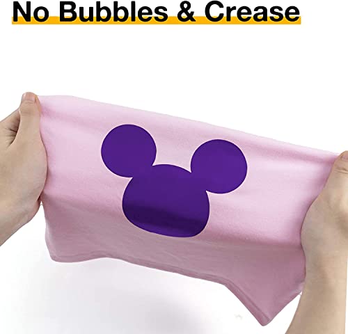 Image of HTVRONT HTV Vinyl Rolls Heat Transfer Vinyl - 12 inch x 20ft Purple HTV for Shirts, Iron on Vinyl for All Cutting Machines - Easy to Cut & Weed for Heat Transfer Design (Purple)