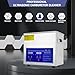 Heated Ultrasonic Parts Cleaner 3L Industrial Ultrasonic Carburetor Cleaner Machine with Digital Timer, Ultrasonic Parts Cleaner Automotive for Coin Dental Watch Cleaning, 110V