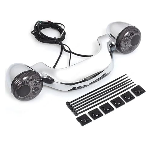 Feu arrière frein moto LED haut de gamme pour finition épurée de plaque Touring Custom