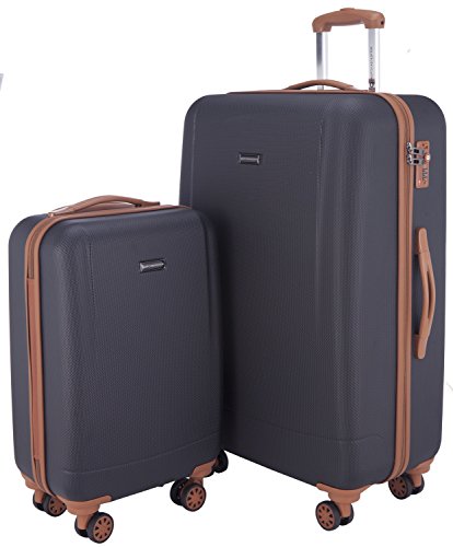 Valise bagages rigide haut de gamme HAUPTSTADTKOFFER Wannsee bleu foncé, set de 2 valises S L TSA