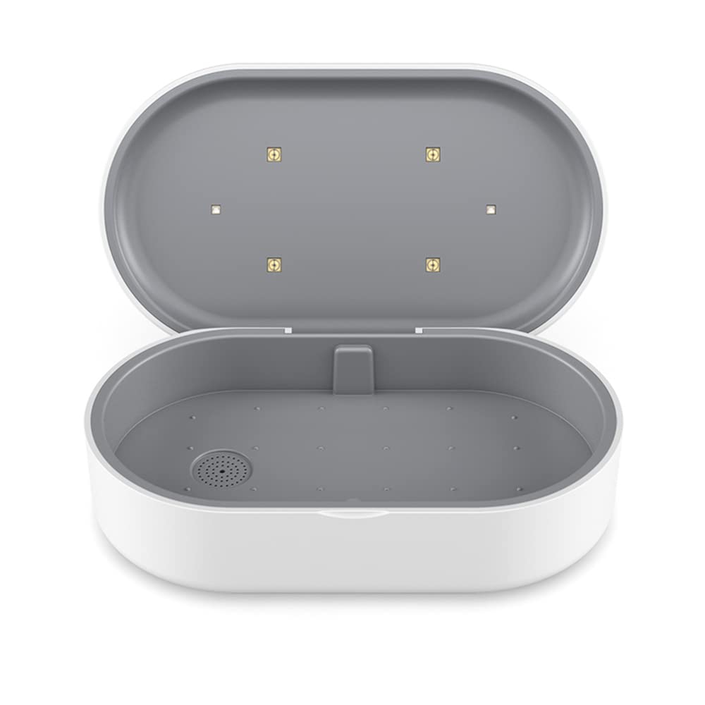 Cell Phone UV Purify，2 in 1 Wireless Charger wiht UV Clean, Portable Phone Cleaner Ultraviolet Purified Box