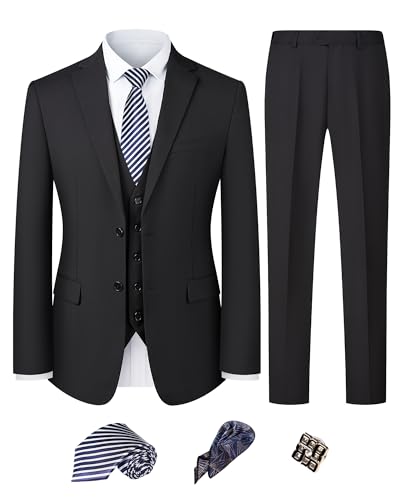 Men's Slim Fit 3 Piece Suit Set