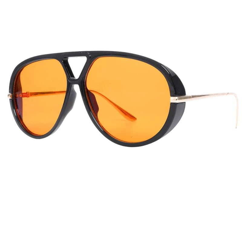 Fashion Polarized Aviator Sunglasses Oversized Round Frame for Women and Men-image-49