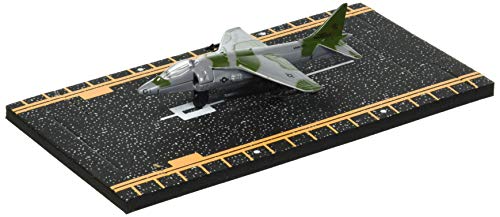 Hot Wings Planes AV-8B Harrier (Green) with Connectible Runway Die Cast Plane